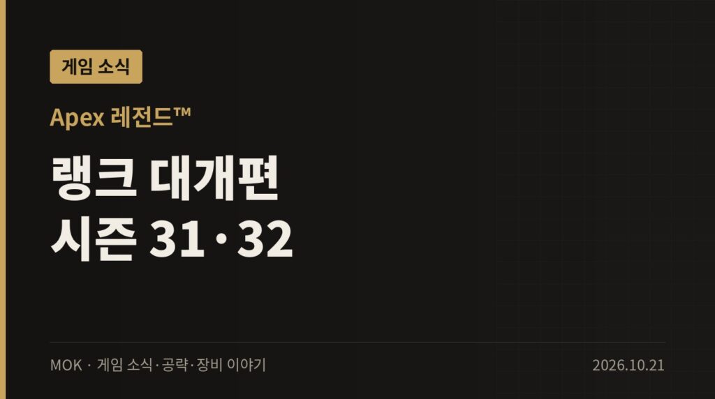 에이펙스 레전드 랭크 로드맵 — 레전드 밴, 신규 랭크와 Pro-Am League